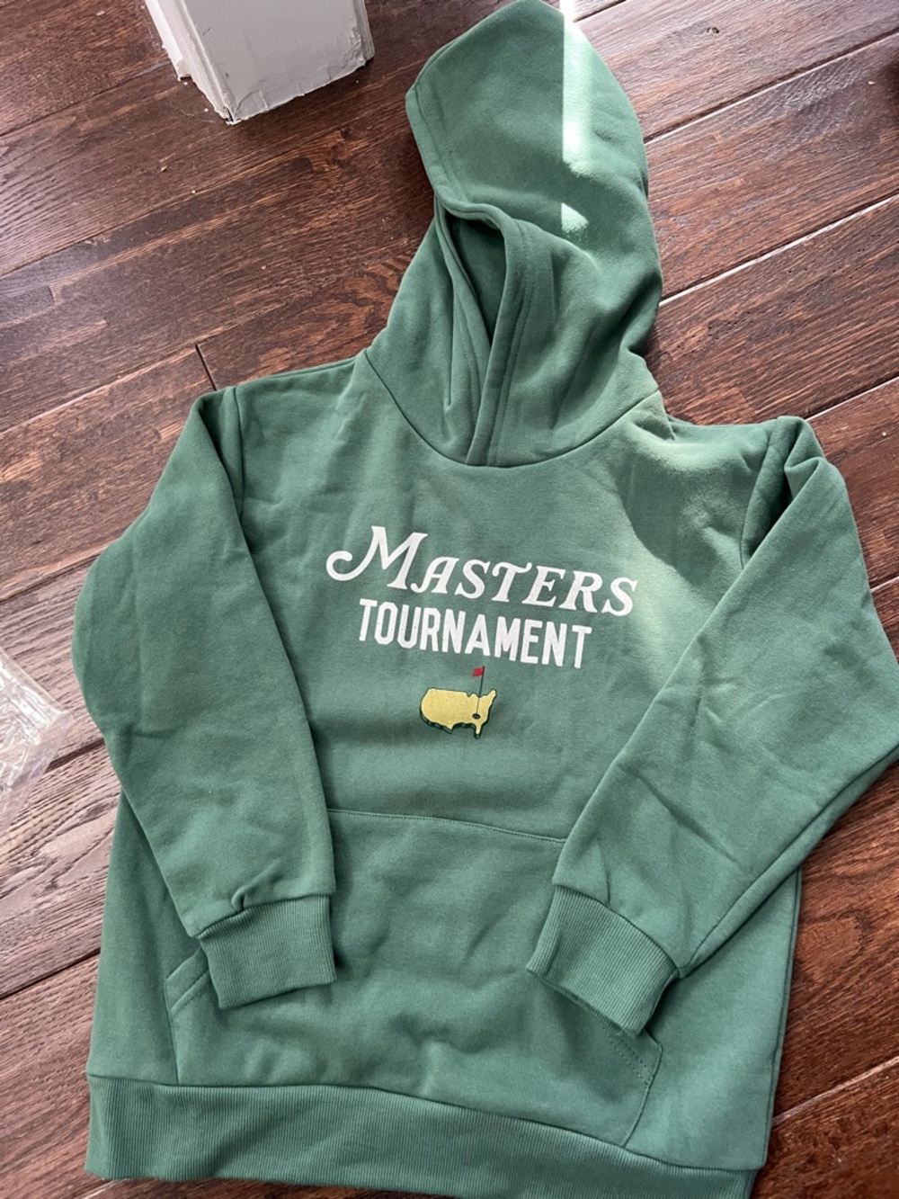 Masters Tournament Green Hooded Sweatshirt Youth Large